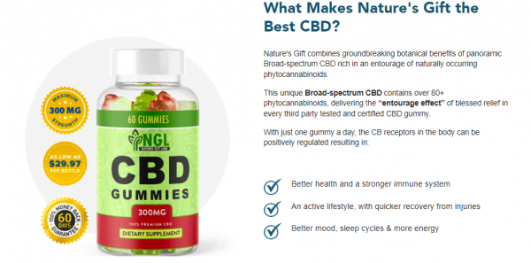 Natures Gift Labs CBD Gummies - BOOST YOUR IMMUNE SYSTEM