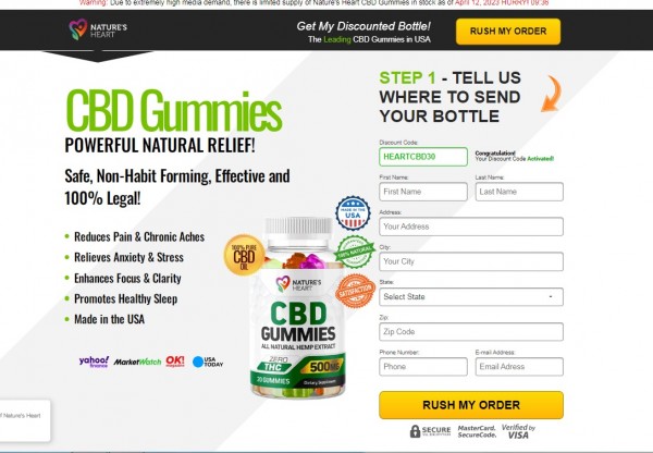 Nature’s Heart CBD Gummies- Pains Problems! With Spectrum Gummies