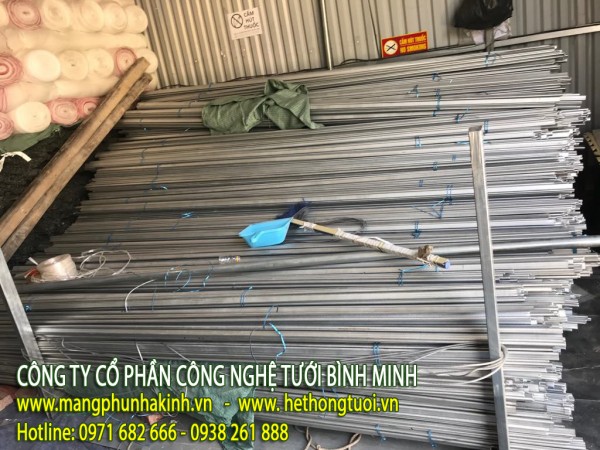 Nẹp nhà kính, thanh nẹp cài màng nhà kính, thanh nẹp C và  zíc zắc lò xo