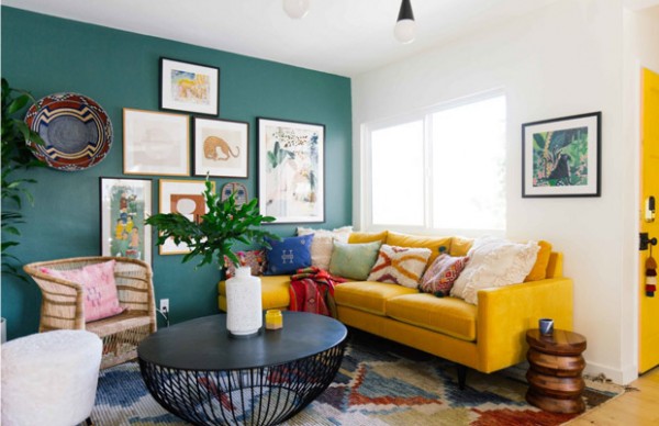 Ngôi nhà gây ấn tượng với nội thất đa sắc