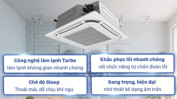 Nhà cung cấp Máy lạnh cassette GREE âm trần rẻ nhất tại Hồ Chí Minh và các tỉnh thành