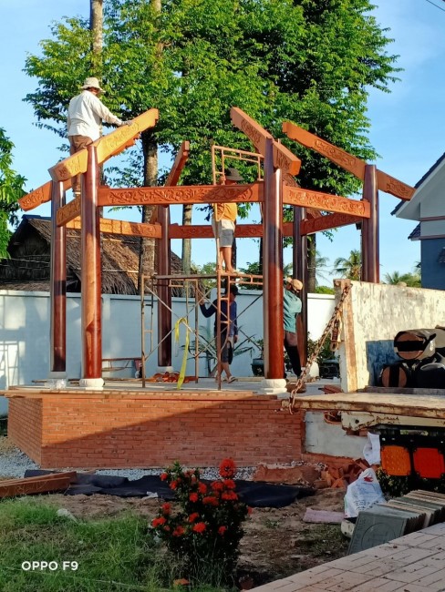 Nhà gỗ lục giác tại Quảng Nam