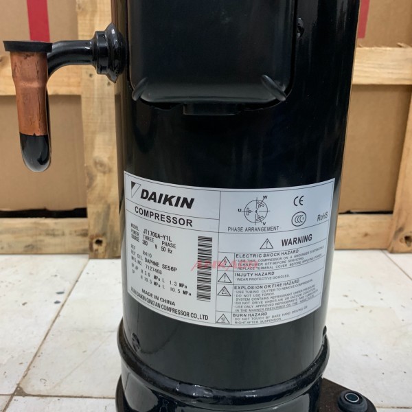 Nhận thay lắp máy nén lạnh Daikin JT170 gas R410 tại Biên Hòa