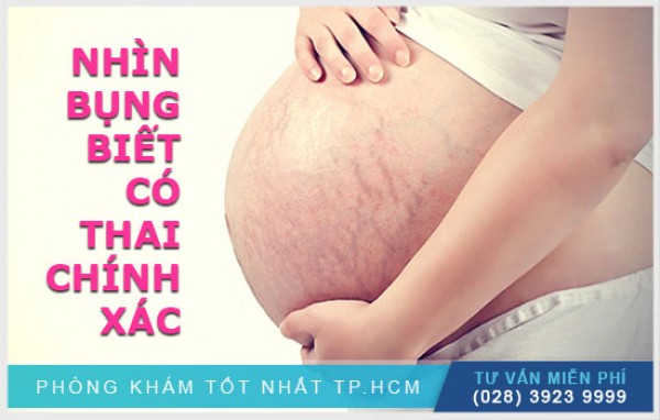 Nhìn bụng biết có thai dễ nhận biết nhất