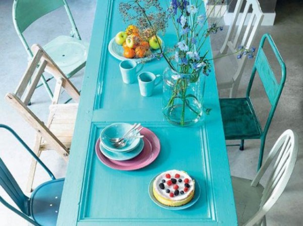 Những cách vận dụng gam màu xanh ngọc lam vào trang trí nhà