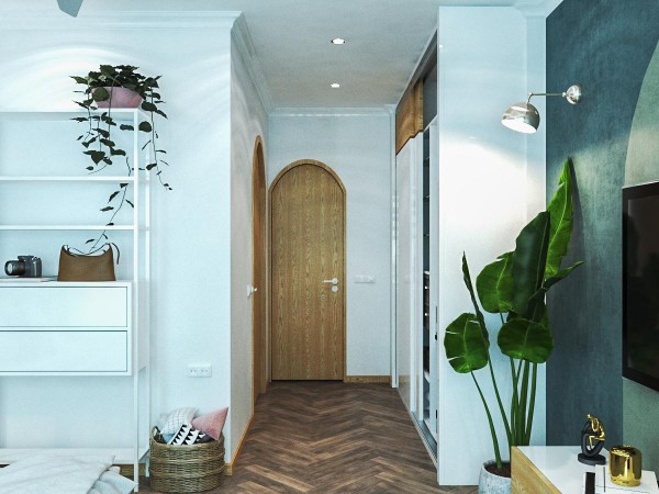 Nội thất nhẹ nhàng mang tới sự thanh thoát cho ngôi nhà