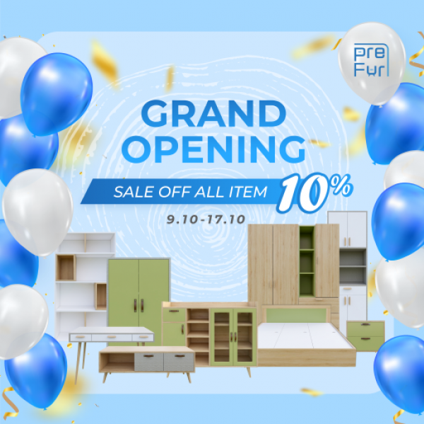 Nội Thất PreFur - GRAND OPENING PREFUR - GIẢM NGAY 10% TẤT CẢ CÁC SẢN PHẨM ️