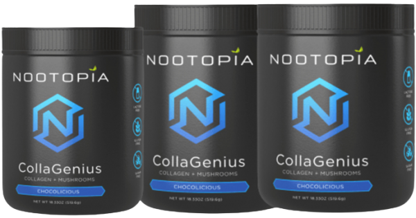 Nootopia CollaGenius (COLLAGEN + MUSHROOMS) For Brilliant Or Sharp Mind!