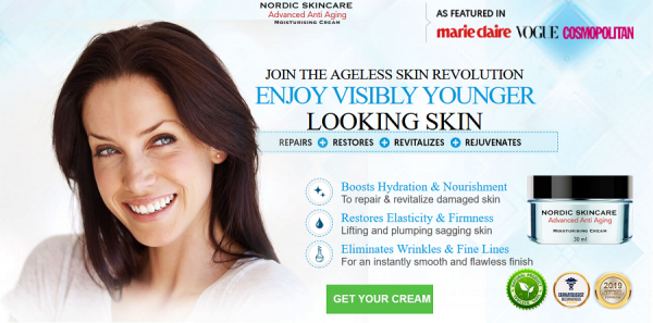 Nordic Skincare Advanced Anti Aging Cream For An Instantly Smooth And Flawless Finish!