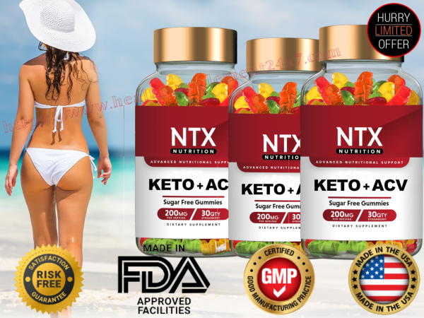 NTX Nutrition Keto ACV Gummies (#1 Clinical Proven Keto + ACV Formula) FDA Approved Or Hoax? 