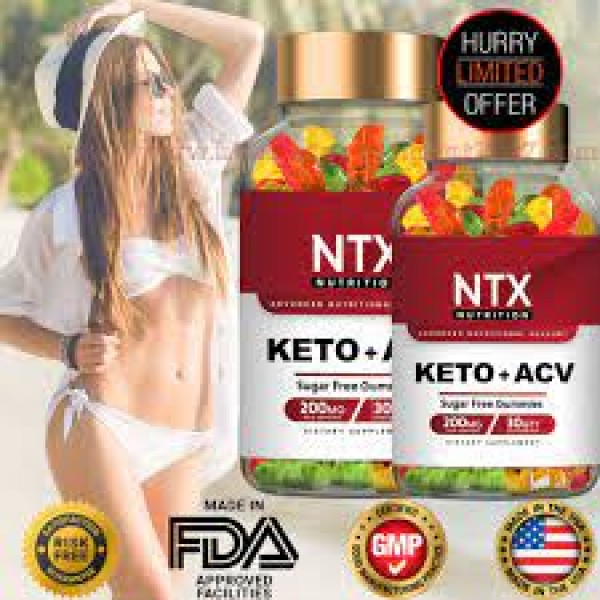 NTX Nutrition Keto Plus ACV Gummies 200MG