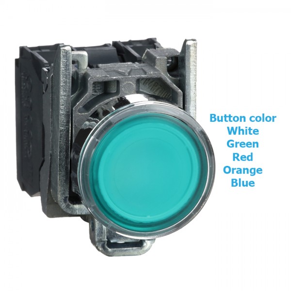 nút ấn, đèn báo, công tắc xoay schneider xb4 series xb4bw31b5