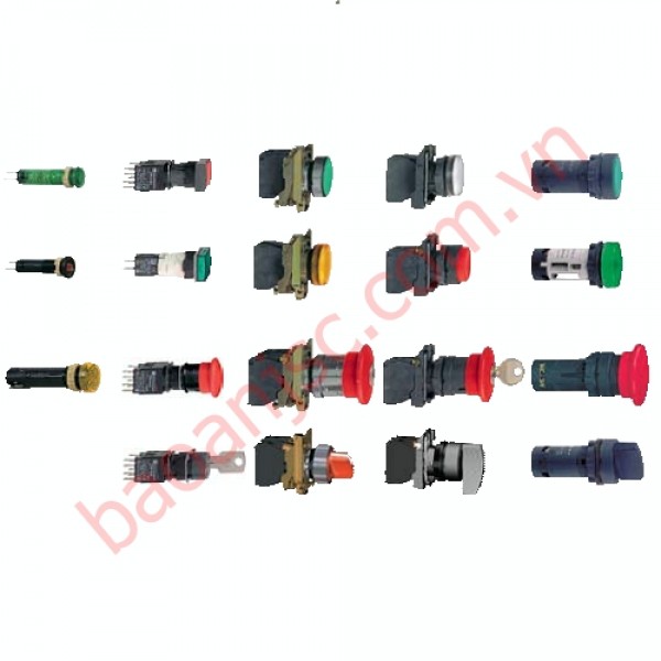 Nút ấn- đèn báo- công tắc xoay Schneider XB4 series