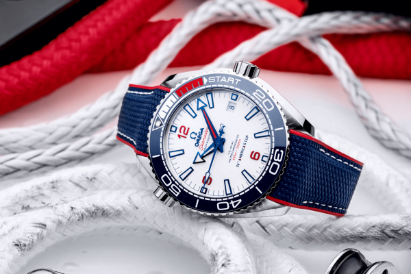 Omega Seamaster planet ocean phiên bản limited America's Cup 36th