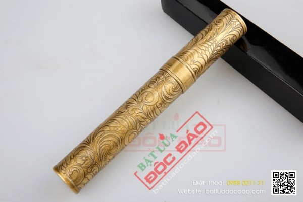 Ống đựng xì gà đồng Cohiba 1 điếu D001A, mẫu HOT nhất 2023