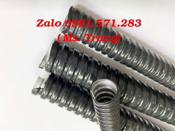 Ống kẽm đàn hồi phi 25 kèm đầu nối vào tủ điện