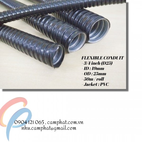Ống ruột gà lõi thép (Flexible Conduit) 3/4 inch