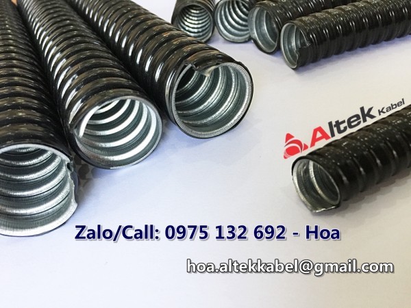 Ống ruột gà phi 1 1/2” đường kính trong 39mm, đường kính ngoài 44mm