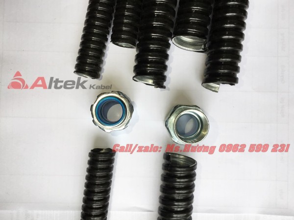 Ống thép đàn hồi luồn dây điện bọc nhựa PVC