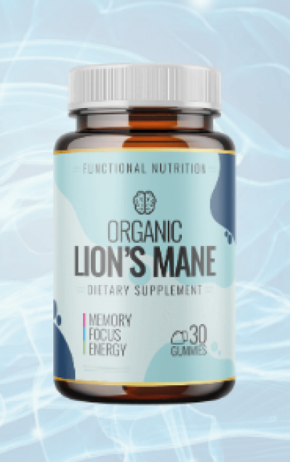 Organic Lion's Mane Nootropic Gummies - Improves Cognitive Power And Mental Health