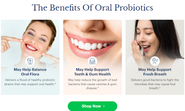 OrthoBrite Oral Probiotics For Healthy Oral & Gums [USA]