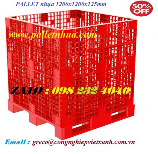 Pallet nhựa 1200x1200x125mm