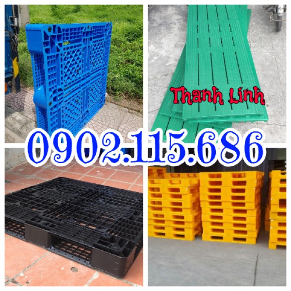 Pallet nhựa, pallet nâng hàng, pallet kê hàng, pallet nhựa nguyên sinh, pallet nhựa 1 mặt,