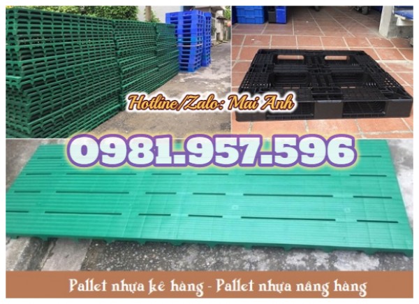 Pallet nhựa. tấm nhựa lót sàn, tấm nhựa kê sàn, pallet nâng hàng