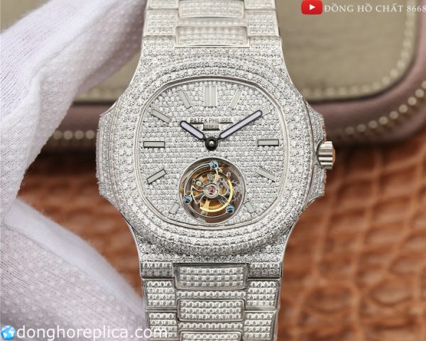 Patek Philippe diamond Replica 1:1 máy chuẩn Thụy Sỹ