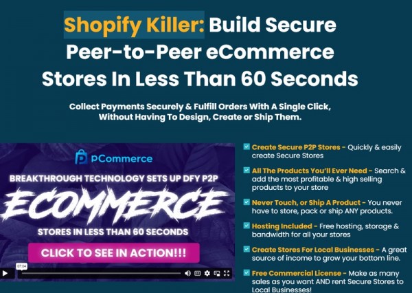 pCommerce OTO – 88VIP 2,000 Bonuses $1,153,856 + OTO 1,2,3,4,5 Link Here