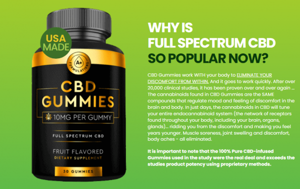 Peak Canna CBD Gummies- Pains Problems! With Spectrum Gummies