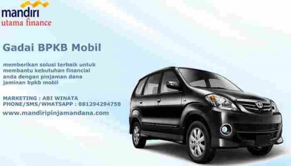 pegadaian bpkb mobil