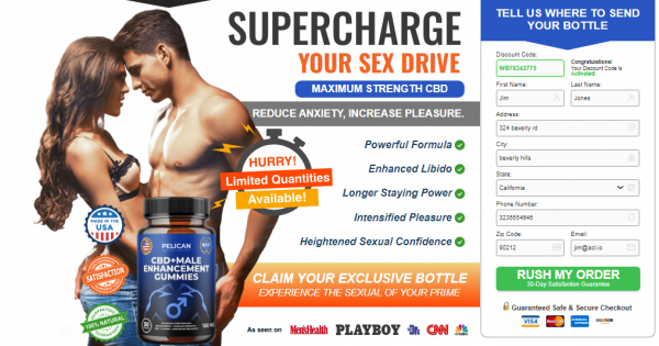 Pelican CBD Male Enhancement Gummies - Maximize Your Sexual Performance and Satisfaction 