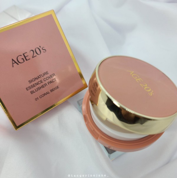 Phấn má hồng AGE 20's Essence Blusher Pact: Đánh má hồng dạng kem chuẩn chuyên gia