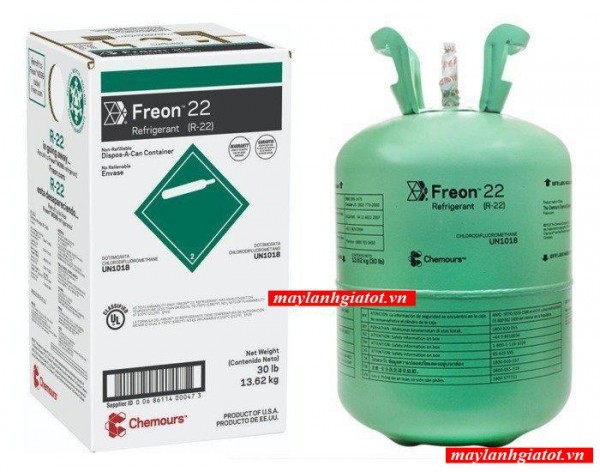 Phân phối gas Lạnh R22 Chemours Freon