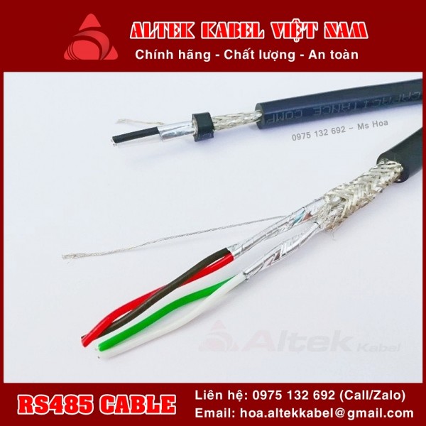 Phân phối sỉ lẻ cáp tín hiệu RS485 Altek Kabel chống nhiễu 