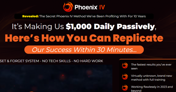 Phoenix IV OTO ⚠️ Full Upsell Details + 5,000 Bonus + Login App