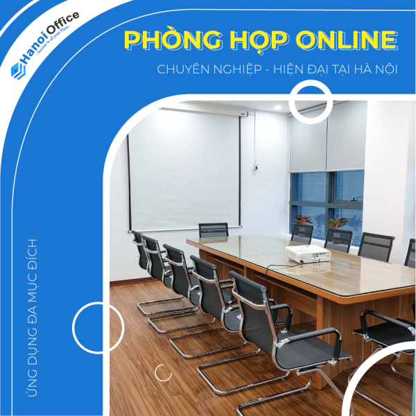 Phòng họp online hiện đại tại Hà Nội - Chỉ từ 400k/tháng