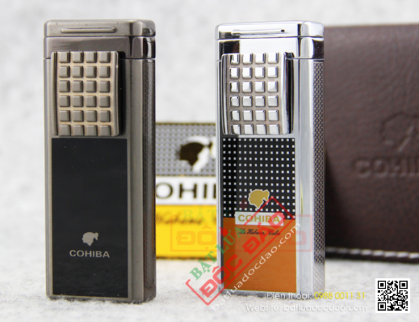 Phụ kiện xì gà Cohiba chính hãng: bật lửa khò 2 tia H629