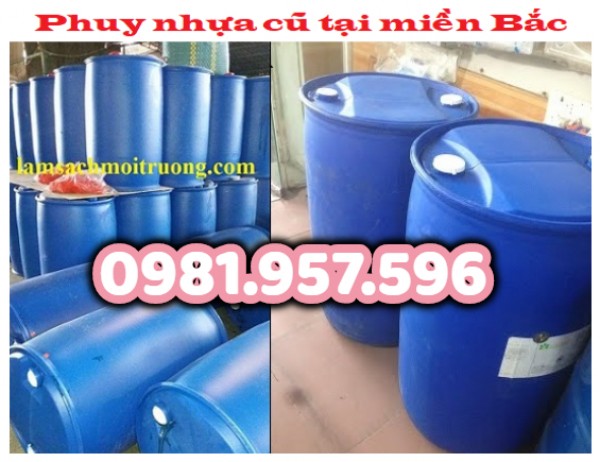 Phuy nhựa 2 nắp nhỏ, phuy nhựa 2 nắp vặn, phuy nhựa cũ