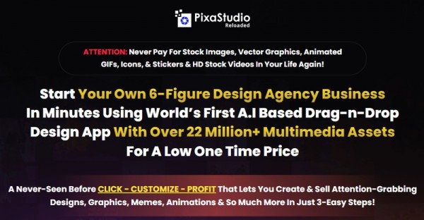 PixaStudio Reloaded OTO – 88VIP 2,000 Bonuses $1,153,856 + OTO 1,2,3,4,5 Link Here