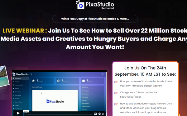 PixaStudio Reloaded Review –| Is Scam? -59⚠️Warniing⚠️Don’t Buy Yet Without Seening This?