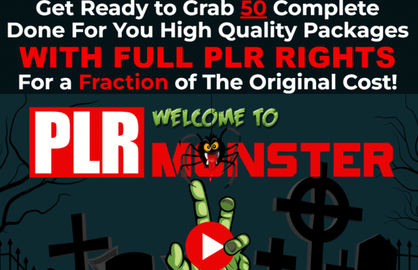 PLR Monster OTO - 2022 Full 4 OTO Upsell Links + 88VIP 2,000 Bonuses Value $1,153,856