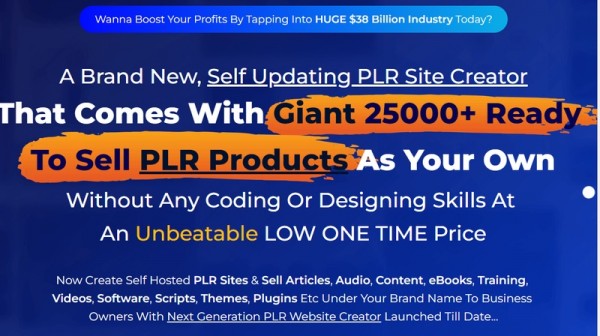 PLR Sites OTO – 2022 Full OTO Upsell Links + 88VIP 2,000 Bonuses Value $1,153,856