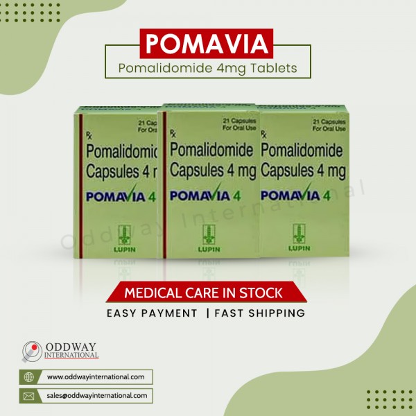 Pomavia 4mg Capsule trực tuyến | Thuốc điều trị ung thư Pomavia 4mg Capsule với giá thấp nhất