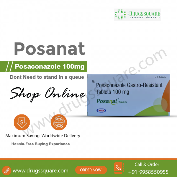Posanat 100 mg Posaconazole Tablet