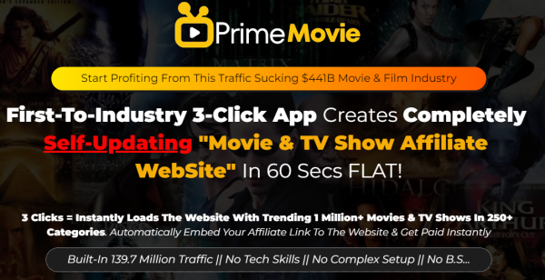 PrimeMovie OTO - 2022 Full 6 OTO Upsell Links + 88VIP 2,000 Bonuses Value $1,153,856