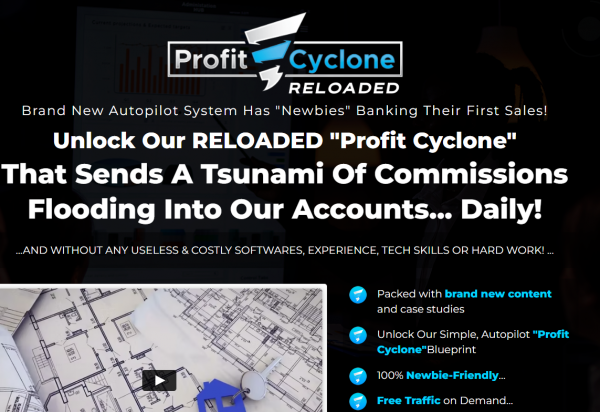 Profit Cyclone RELOADED Review –| Is Scam? -11⚠️Warniing⚠️Don’t Buy Yet Without Seening This?
