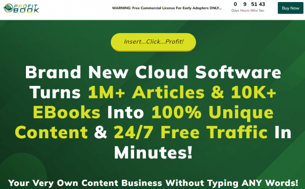 ProfitBooks Regular OTO All 5 OTOs’ Links + Bonuses Upsell Profit Book >>>