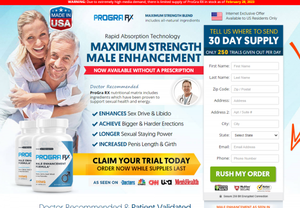 ProGra RX - Help You Increase Vitality Fast and Without Effort!